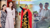 Nối bước con gái, mẹ Phạm Hương đăng quang Hoa hậu ở tuổi U60
