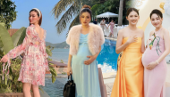 Đọ gu thời trang bầu bí của dàn Á hậu Việt: Diễm Trang quá sang