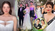 Sao Việt "chặt chém" cô dâu ở đám cưới: Lương Linh diện hai váy