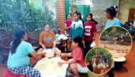 Vợ chồng thầy giáo vùng lũ Kỳ Sơn nấu hơn 20 tạ xôi tiếp tế