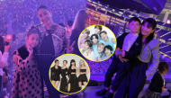 Con sao Việt đi xem show quốc tế: Ái nữ Hà Kiều Anh gặp BLACKPINK