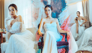 Trước tin kết hôn "thiếu gia nghìn tỷ", Đỗ Mỹ Linh khoe váy cưới