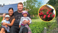 Chồng Đức xây vườn 1000m2 tặng vợ con Việt hưởng thụ cuộc sống