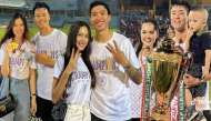 Các nàng WAGs xinh đẹp đến cổ vũ cầu thủ CLB Hà Nội vô địch V-League
