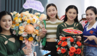 Con gái nuôi Phi Nhung khai trương cửa hàng, Mạnh Quỳnh gửi hoa mừng