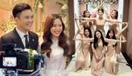 Đám cưới "Thánh nữ Bolero" Jang Mi: Dàn phù dâu toàn cực phẩm