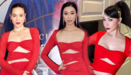 Hậu ồn ào, người mẫu Quỳnh Thư diện váy "đụng độ" với Hồ Ngọc Hà