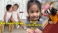 Con sao Việt "đáo để" từ nhỏ: Ái nữ Dương Lâm 2 tuổi chăm xem trai đẹp