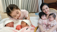 Vân Trang lần đầu chia sẻ khoảnh khắc chào đời của hai con song sinh