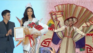 Ngọc Châu nhận sash thi Miss Universe 2022, công bố trang phục dân tộc