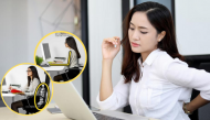 Các lưu ý khi ngồi để tránh đau lưng cho dân văn phòng: Chân vuông góc