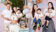Tiệc sinh nhật hoành tráng mừng 1 tuổi của con trai Chi Bảo