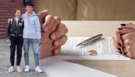 Cặp đôi chụp ảnh kỷ niệm sau khi ký đơn ly hôn: Mình yêu nhau xong rồi
