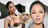 Trào lưu dán băng cá nhân lên mặt makeup như Jennie: Da mụn nên bỏ túi