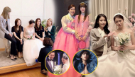 Sao Hàn lên đồ đi ăn cưới: Bạn gái tin đồn Jungkook mặc lấn át cô dâu