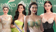 Dàn mỹ nhân đổ bộ thảm đỏ: Hoa hậu Bảo Ngọc lấn át đương kim MGI