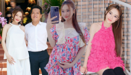 Mẹ bầu Nhã Phương ưng váy áo che bụng những tháng cuối thai kỳ