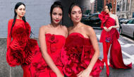 Ngọc Châu và Miss Universe 2022 hội ngộ ở show thời trang của NTK Việt