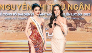Á hậu Thu Ngân nhận sash Miss Intercontinental Vietnam 2025