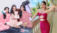 Ảnh hot sao Việt 16/8: Top 3 Miss World VN mặc đồ ngủ "quẩy banh nóc"