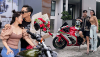 Mỹ nhân Việt "chơi lớn" tặng mô tô cho chồng: Thu Thủy chi gần 1 tỉ