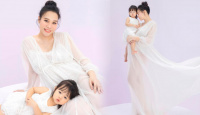 Đàm Thu Trang khoe ảnh bầu lần 2: Suchin chính thức lên chức chị Ba