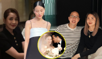Sao Việt dự đám cưới Linh Rin: Vợ chồng Hà Tăng dắt theo quý tử