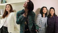 Áo khoác dạ tweed - item chấm phá outfit mùa thu sang chảnh ngút ngàn