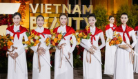 Dàn Hoa hậu mặc áo dài, lan tỏa tự hào ở Vietnam Beauty Fashion Fest