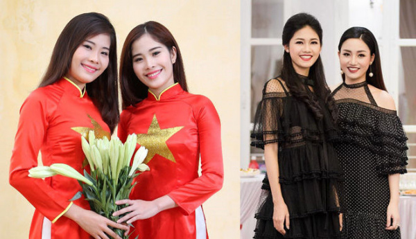 4 cặp chị em sao Việt thành danh tại các cuộc thi nhan sắc