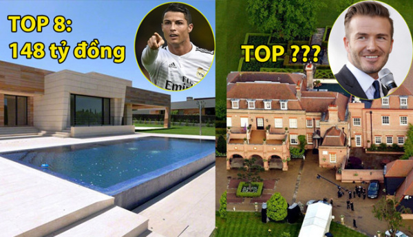 Theo bạn biệt thự của David Beckham, Cristiano Ronaldo hay Lionel Messi là đắt nhất?