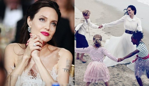 Angelina Jolie đón sinh nhật tuổi 44: Hạnh phúc là khi có các con bên cạnh