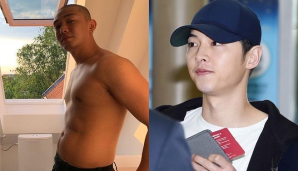 Nam thần Kbiz tăng cân: Yoo Ah In hoá “ông chú bụng bia”, Song Joong Ki mặt phúng phính