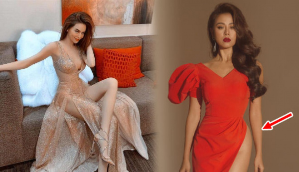 Mỹ nhân Việt với váy xẻ cao sexy: Mâu Thủy, Minh Tú làm fan sợ nơm nớp