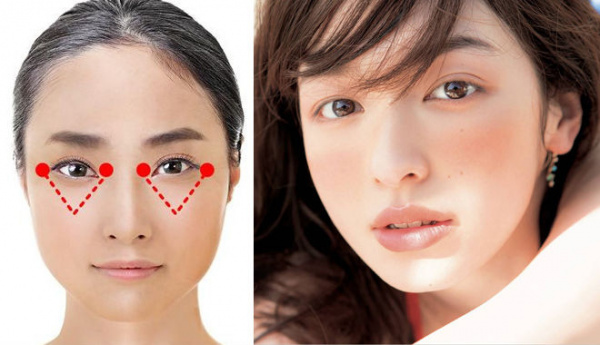 Học người Nhật 1 phút massage để có đôi mắt đẹp, không nếp nhăn