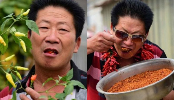 Vua ăn cay ở Trung Quốc ăn 5 lạng ớt/ngày, nhâm nhi ớt như ăn hạt dưa