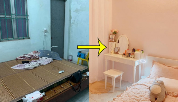 Cô gái trẻ ở nhà thuê nhưng vẫn decor siêu xinh, ai nhìn cũng trầm trồ