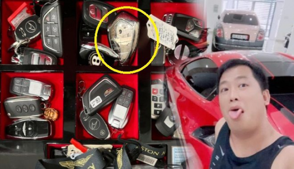 Đại gia Hoàng Kim Khánh khoe hộp chìa khóa siêu xe hơn 200 tỷ
