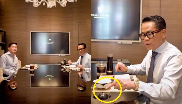Bữa ăn trưa của NTK Thái Công sang chảnh chẳng khác gì hoàng cung