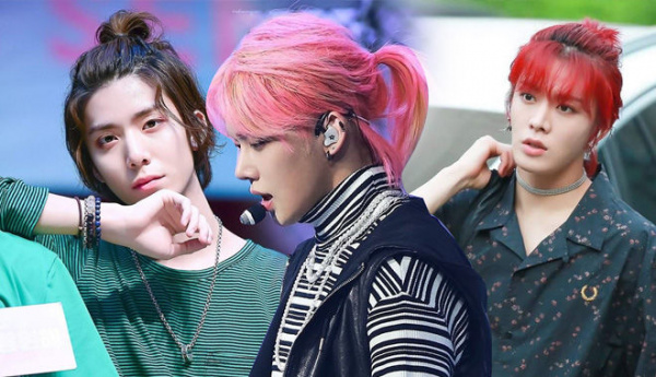 Nam thần Kpop đu trend buộc tóc: Idol phi giới tính NU'EST góp mặt