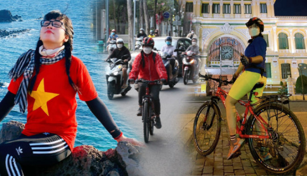 Giá xăng tăng liên tục, cô gái 32 tuổi quyết định đạp xe 10km đi làm