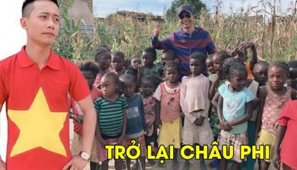 Quang Linh quay lại Châu Phi: Mang hạt giống, quà quê cho anh em