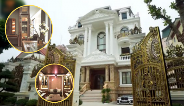 Siêu biệt thự của đại gia Thái Nguyên: Đồ nội thất nào cũng tiền tỷ