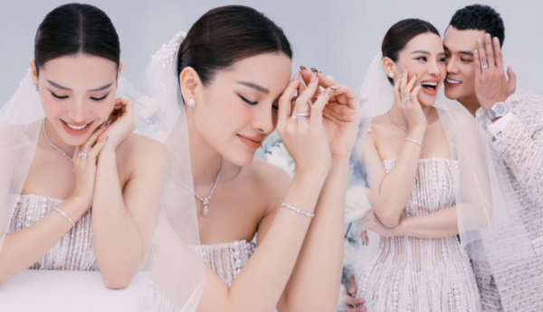 Phương Trinh Jolie đầu tư trang sức đắt đỏ chụp ảnh cưới