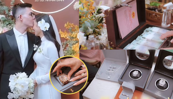 Đám cưới của cô dâu Cần Thơ: Cặp đồng hồ 2 tỷ, sổ đỏ và 1 tỷ tiền mặt