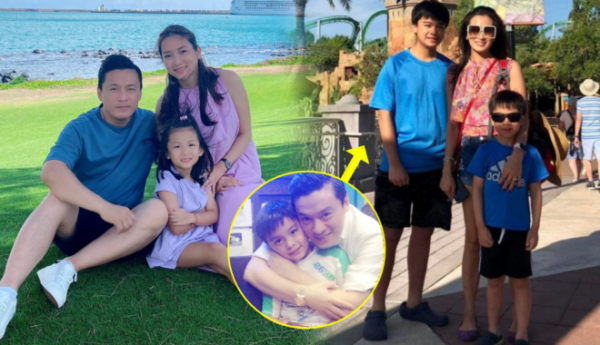 Hai nhóc tì của Lam Trường: Con trai 16 tuổi nay cao vượt mẹ