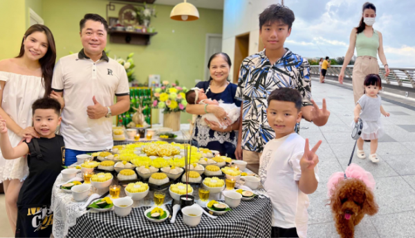 Ảnh hot sao Việt 19/8: Ngô Mai Trang khoe tiệc đầy tháng của con thứ 4