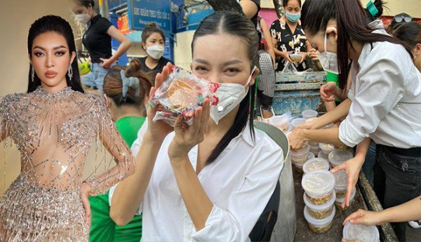 Thiên Hương cùng fan thức trắng đêm nấu cháo tặng bệnh nhân nghèo
