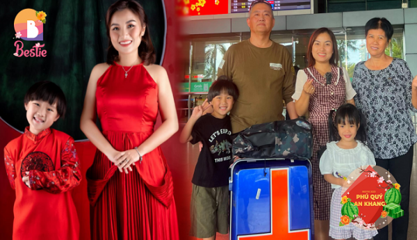Chồng YouTuber Quỳnh Trần JP về Việt Nam thăm vợ: Cả gia đình đoàn tụ