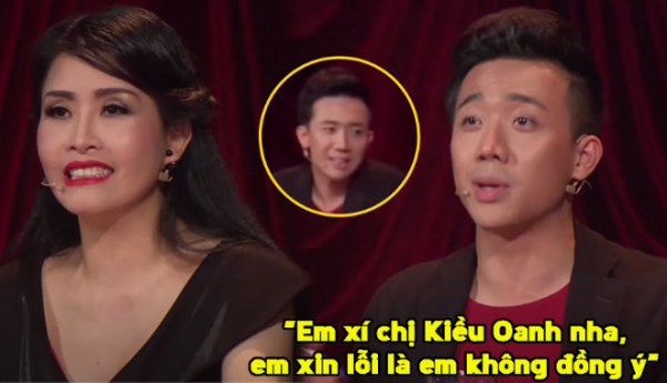Hết nhếch mép bĩu môi, Trấn Thành lại ngắt ngang lời đàn chị Kiều Oanh